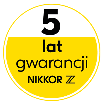 Nikon 5 lat gwarancji